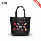 CROCS VITANGE TOTE HAND BAG EXCLUSIVE - BLACK